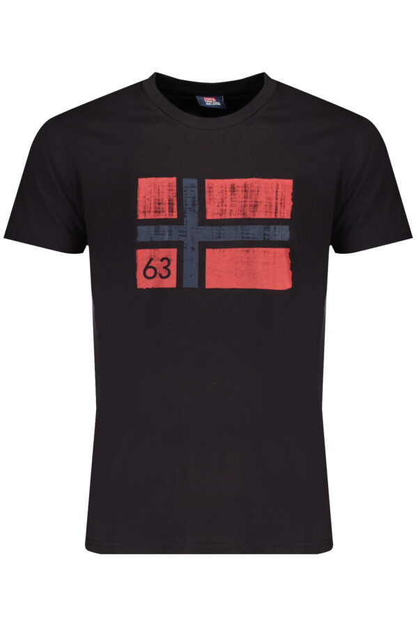 NORWAY 1963 MEN'S SHORT SLEEVE T-SHIRT BLACK