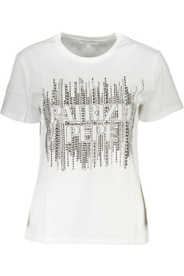 PATRIZIA PEPE WOMEN'S SHORT SLEEVE T-SHIRT WHITE