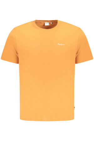PEPE JEANS MEN'S SHORT SLEEVE T-SHIRT ORANGE