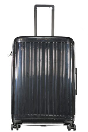 PIQUADRO MEDIUM TROLLEY MEN BLACK