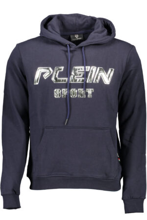 PLEIN SPORT SWEATSHIRT WITHOUT ZIP MEN BLUE