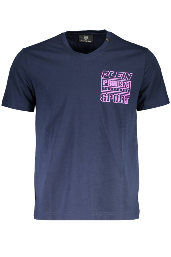 PLEIN SPORT MEN'S SHORT SLEEVE T-SHIRT BLUE