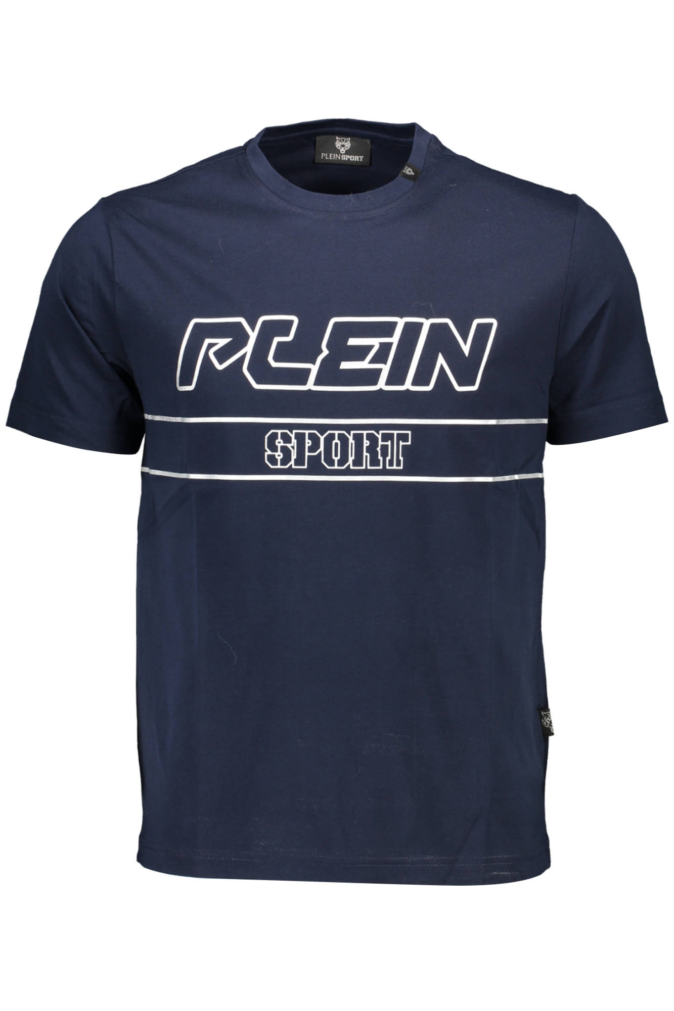 pleinsportt-shirtmanichecorteuomoblu_1