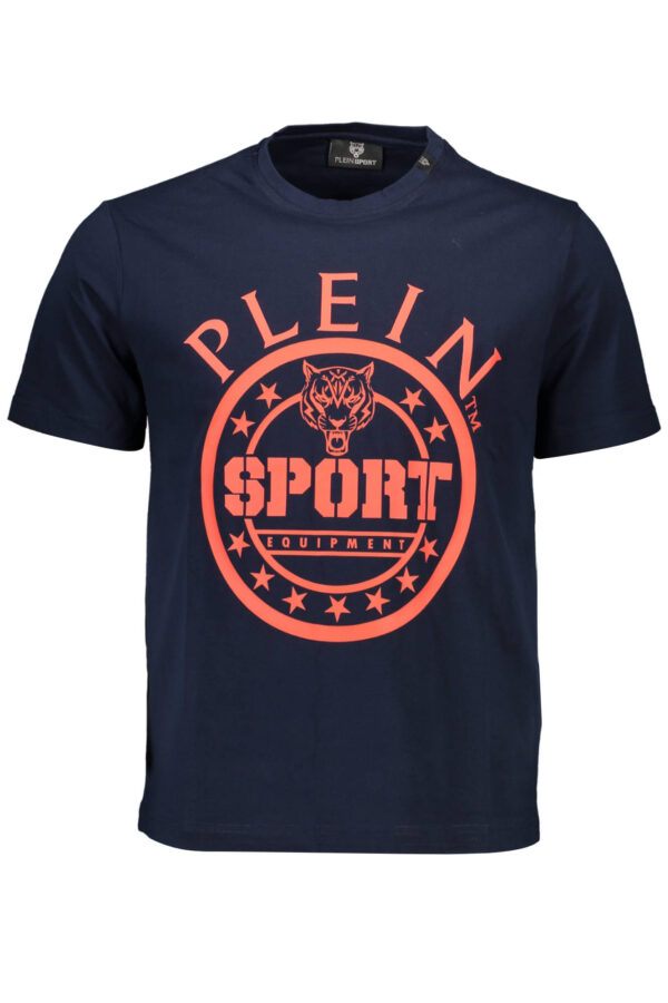 pleinsportt-shirtmanichecorteuomoblu_1