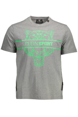 PLEIN SPORT SHORT SLEEVE T-SHIRT MEN GREY
