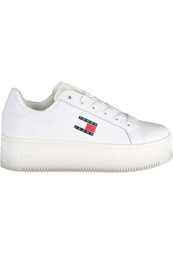TOMMY HILFIGER WHITE WOMEN'S SPORTS SHOES