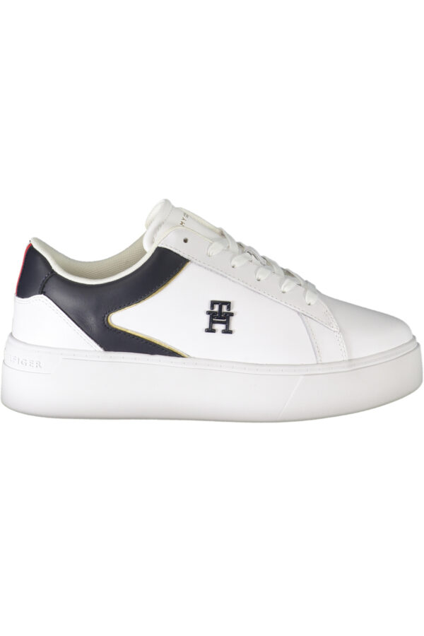 TOMMY HILFIGER WHITE WOMEN'S SPORTS SHOES