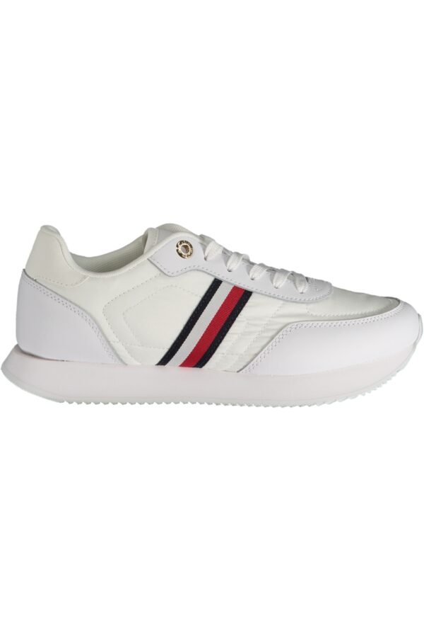 TOMMY HILFIGER WHITE WOMEN'S SPORTS SHOES