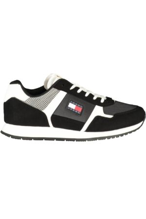 TOMMY HILFIGER MEN'S BLACK SPORTS SHOES