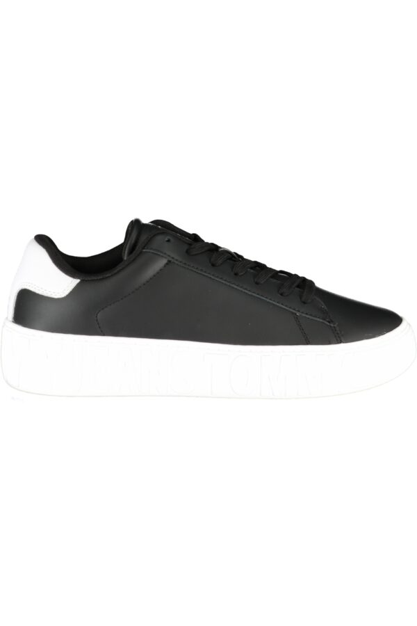 TOMMY HILFIGER BLACK MEN'S SPORTS SHOES