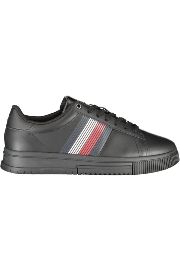 TOMMY HILFIGER BLACK MEN'S SPORTS SHOES