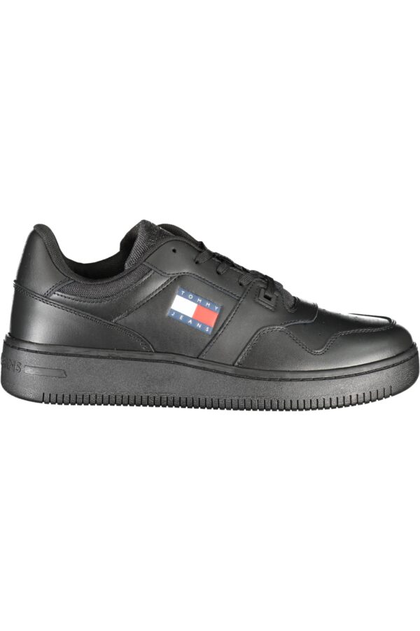 TOMMY HILFIGER BLACK MEN'S SPORTS SHOES
