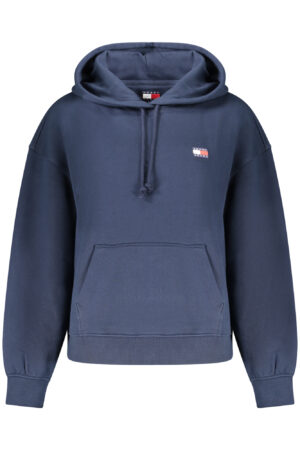 TOMMY HILFIGER WOMEN'S BLUE ZIP-UP SWEATSHIRT