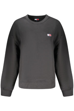 TOMMY HILFIGER SWEATSHIRT WITHOUT ZIP WOMEN BLACK