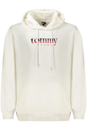TOMMY HILFIGER MEN'S ZIP-UP SWEATSHIRT WHITE