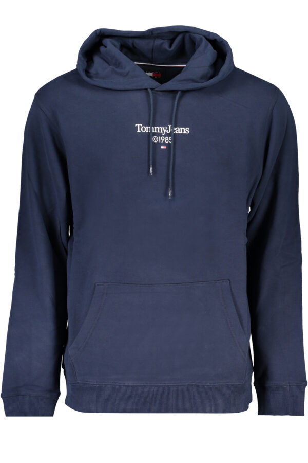 TOMMY HILFIGER MEN'S BLUE ZIPLESS SWEATSHIRT