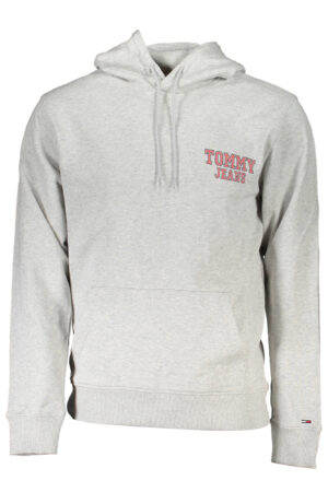 TOMMY HILFIGER MEN'S ZIP-UP SWEATSHIRT GREY