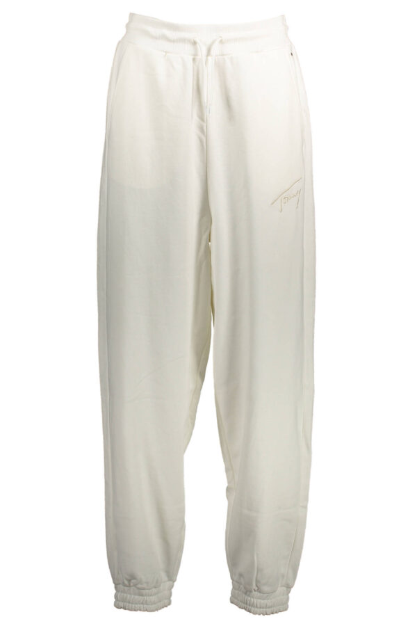 TOMMY HILFIGER WOMEN'S WHITE TROUSERS