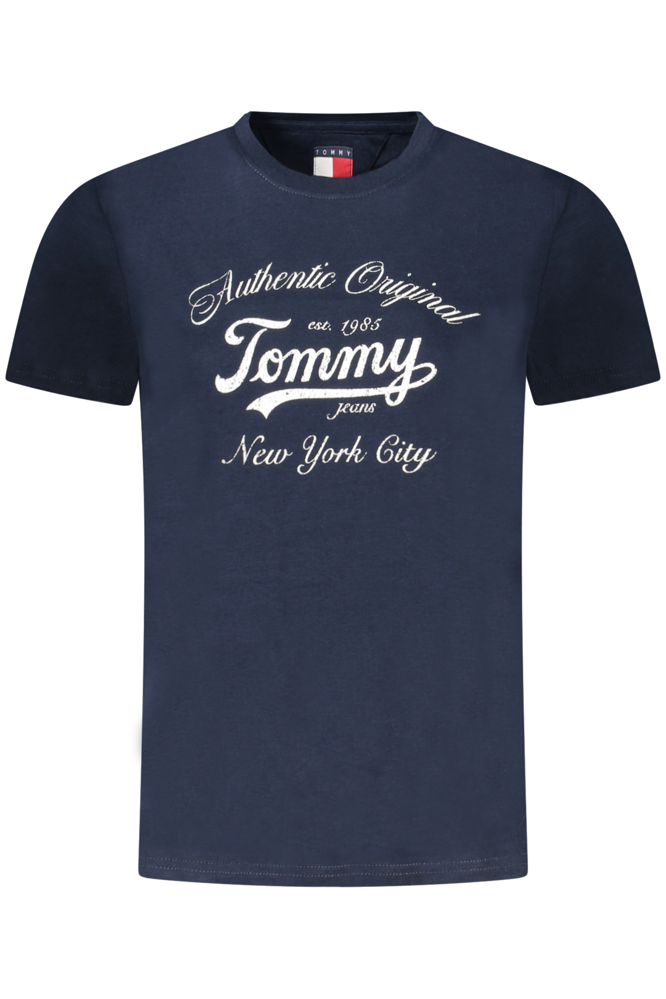 tommyhilfigert-shirtmanichecortedonnablu_1