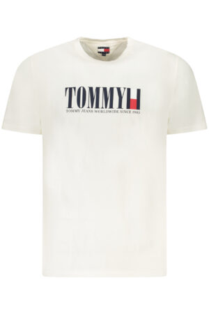 TOMMY HILFIGER MEN'S SHORT-SLEEVE T-SHIRT WHITE