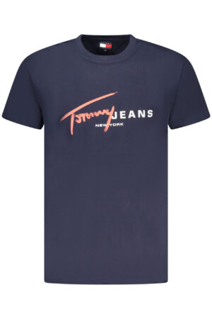 TOMMY HILFIGER MEN'S SHORT SLEEVE T-SHIRT BLUE