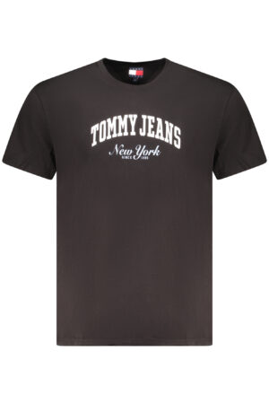 TOMMY HILFIGER MEN'S SHORT SLEEVE T-SHIRT BLACK