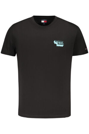 TOMMY HILFIGER MEN'S SHORT-SLEEVE T-SHIRT BLACK
