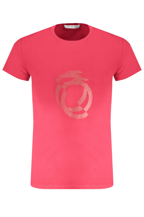 TRUSSARDI MEN'S SHORT SLEEVE T-SHIRT RED