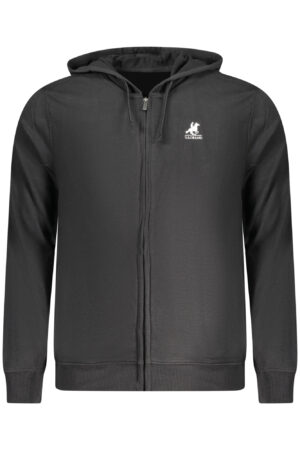 US GRAND MEN'S BLACK ZIP-UP SWEATSHIRT
