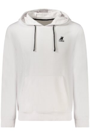 US GRAND MEN'S WHITE ZIP-UP SWEATSHIRT
