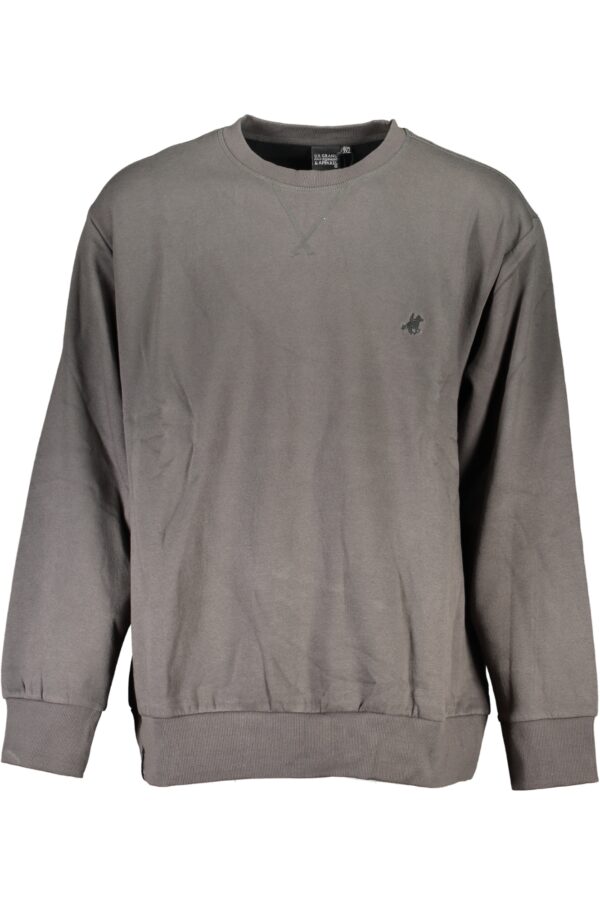 US GRAND MEN'S GRAY ZIP-UP SWEATSHIRT