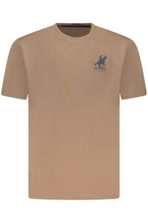 US GRAND MEN'S SHORT-SLEEVE T-SHIRT BROWN