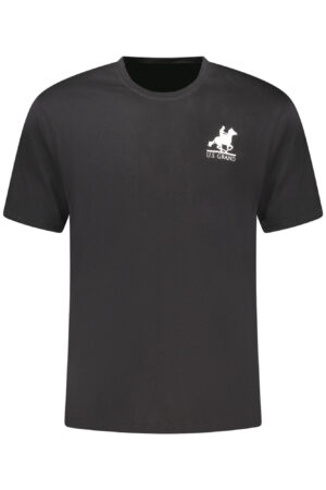 US GRAND MEN'S BLACK SHORT-SLEEVE T-SHIRT