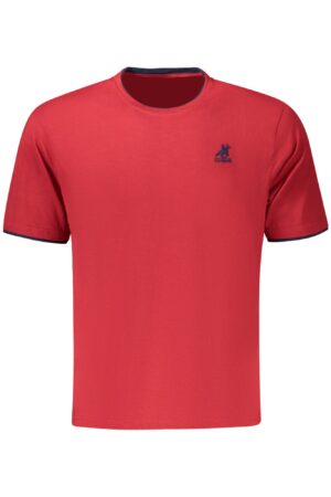 US GRAND MEN'S SHORT-SLEEVED RED T-SHIRT