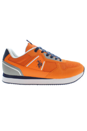 US POLO ASSN. MEN'S SPORTS FOOTWEAR ORANGE