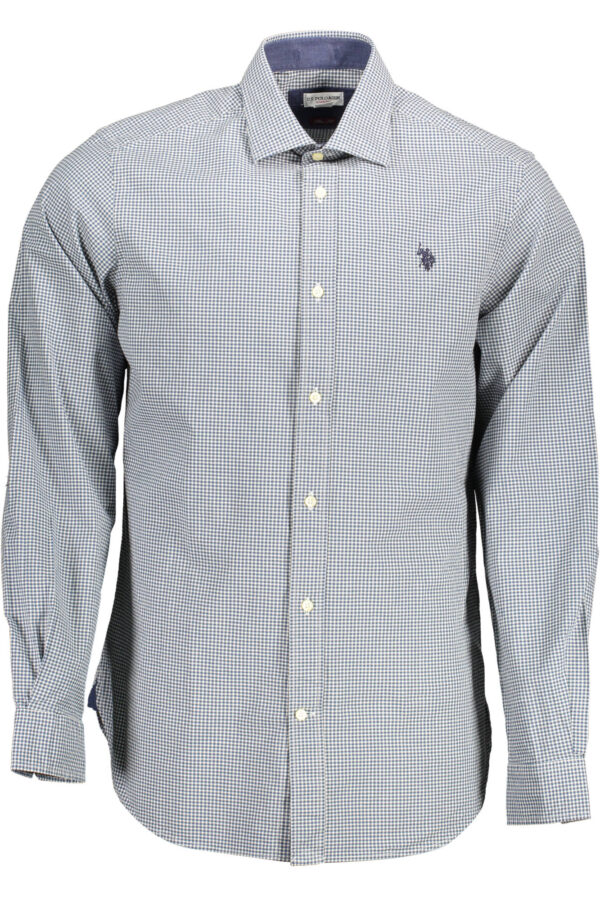 US POLO ASSN. MEN'S LONG-SLEEVED SHIRT, BLUE
