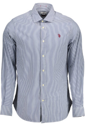 US POLO ASSN. MEN'S BLUE LONG-SLEEVED SHIRT