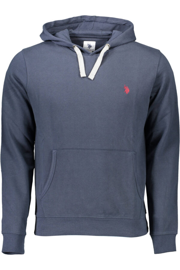 US POLO ASSN. MEN'S BLUE ZIP-UP SWEATSHIRT