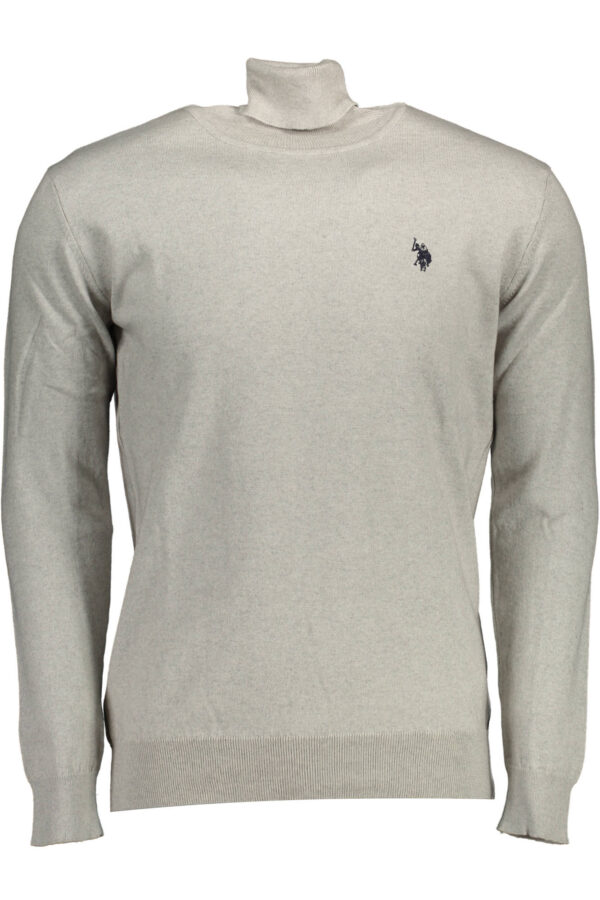 US POLO ASSN. MEN'S GREY TURTLENECK