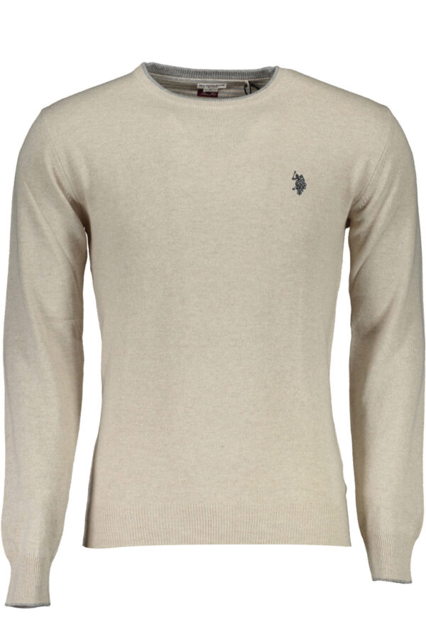 US POLO ASSN. MEN'S BEIGE SWEATER