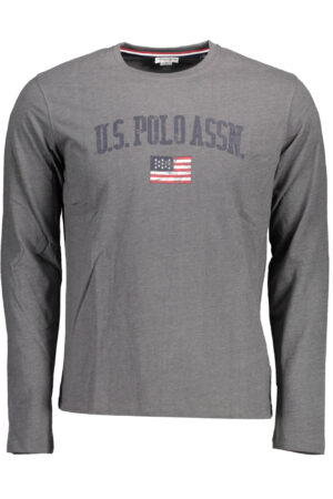 US POLO ASSN. MEN'S LONG-SLEEVE T-SHIRT, GREY