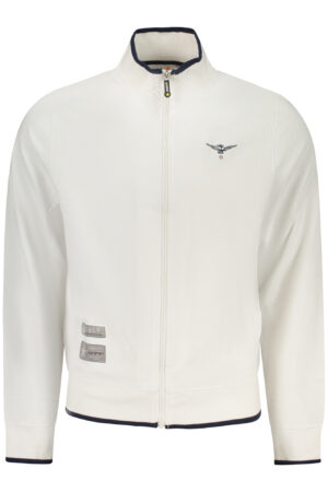 MILITARY ACADEMY MEN'S WHITE ZIP-UP SWEATSHIRT