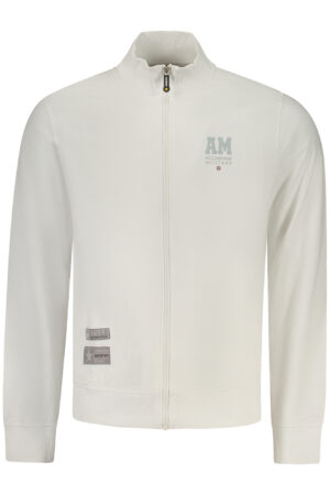 MILITARY ACADEMY MEN'S WHITE ZIP-UP SWEATSHIRT