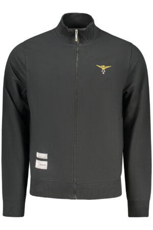 MILITARY ACADEMY MEN'S BLACK ZIP-UP SWEATSHIRT