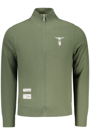 MILITARY ACADEMY MEN'S GREEN ZIP-UP SWEATSHIRT