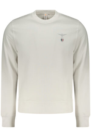 MILITARY ACADEMY MEN'S WHITE ZIP-UP SWEATSHIRT