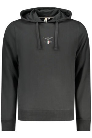 MILITARY ACADEMY MEN'S BLACK ZIP-UP SWEATSHIRT