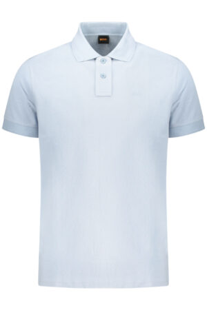 BOSS MEN'S SHORT-SLEEVE POLO SHIRT, BLUE