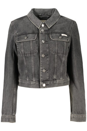 CALVIN KLEIN WOMEN'S BLACK DENIM JACKET