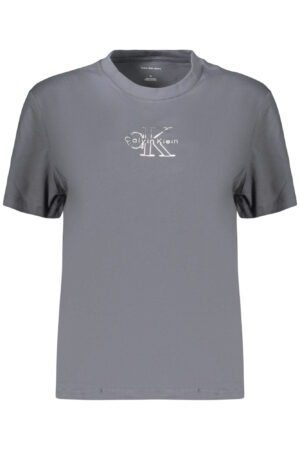 CALVIN KLEIN WOMEN'S SHORT-SLEEVE T-SHIRT BLUE